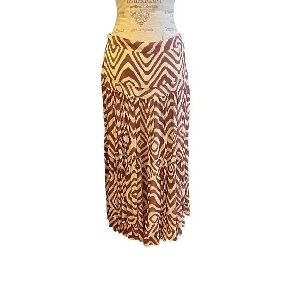 Soft Surroundings Vintage 80's Maxi Skirt - Large - Picture 2 of 6